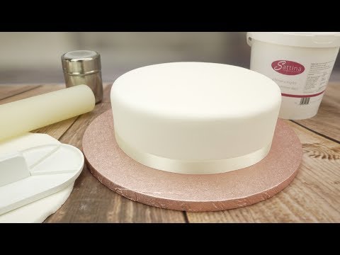 How to Cover a Cake with Fondant or Sugarpaste Icing