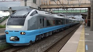 E653系1000番台K71編成 新前橋運輸区現車訓練返却回送神保原駅発車