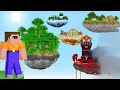 НУБ ВЫЖИВАЕТ НА ЛЕТАЮЩИХ ОСТРОВАХ В НЕБЕ! НУБ И ТРОЛЛИНГ ЛОВУШКА MINECRAFT