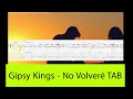 Gipsy kings  no volvere intro accurate guitar tab