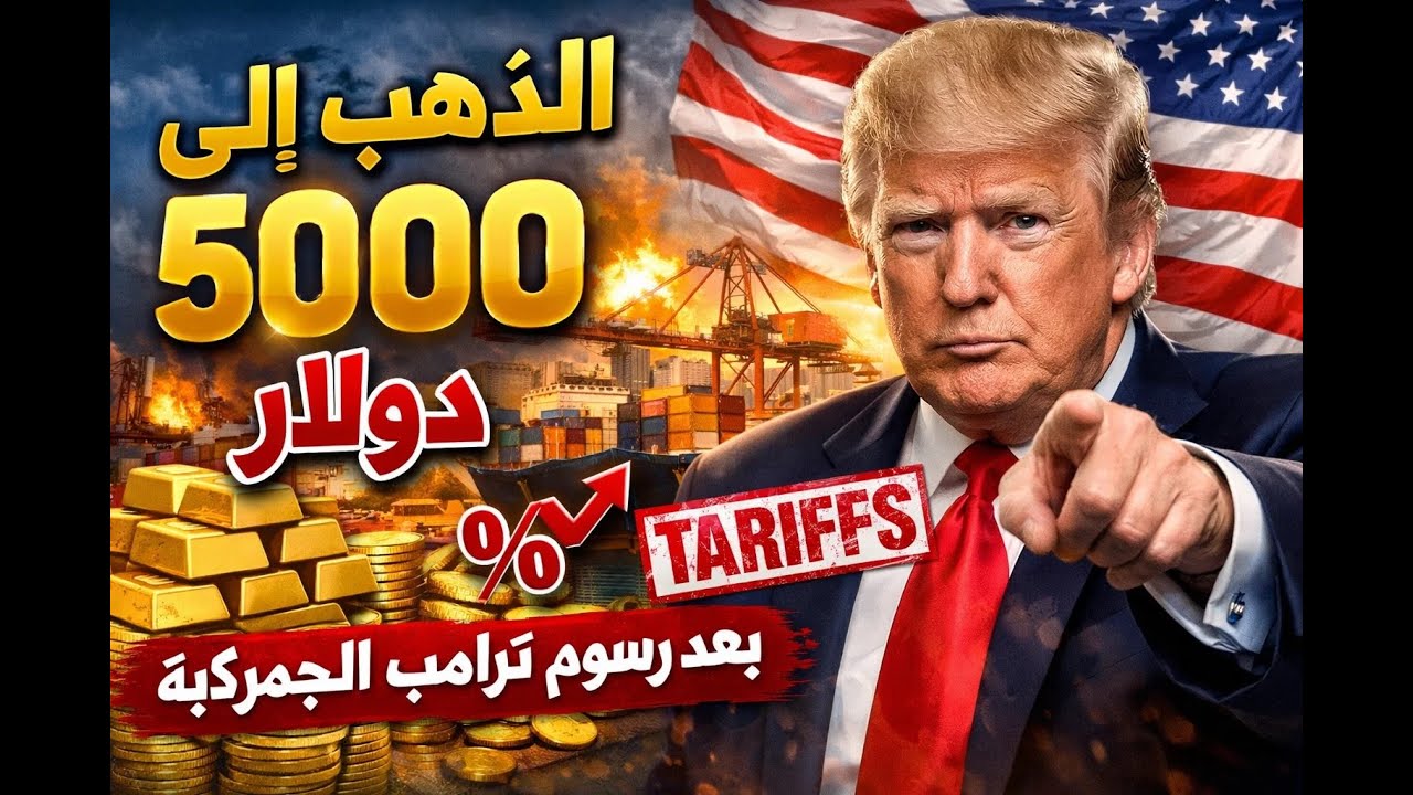 ترامب يفرض رسومًا جمركية جديدة على أوروبا | التأثير المتوقع على أسعار الذهب والبورصة