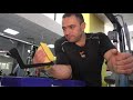RUSTAM BABAYEV training with armwrestling handles