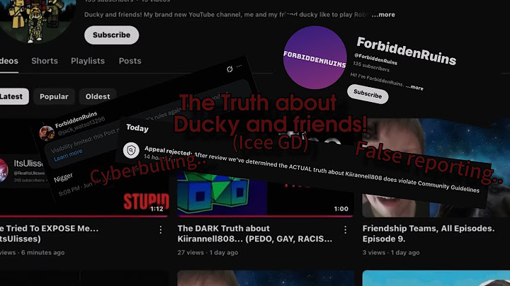 The Truth About Ducky and friends! (ForbiddenRuins / IceeGD)