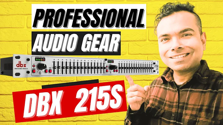 DBX 215s GRAPHIC EQUALIZER | PROFESSIONAL AUDIO GEAR #dbx #dbx215s #audio #audiogear #voiceover