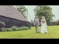 Elegant, English barn wedding - Ashleigh and Jamie&#39;s wedding highlights film at The Priory, Herts