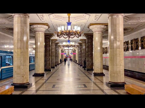 🇷🇺 Saint Petersburg. Avtovo is the most beautiful station of the St. Petersburg metro.