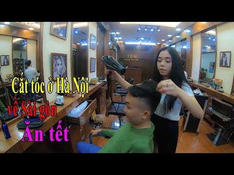 [Vlog 17] Cắt tóc ở Hà Nội về Sài Gòn ăn Tết 2019