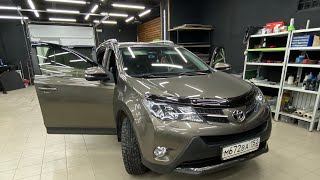 Аудиосистема Toyota RAV4. Автозвук за 85000 рублей + скрытый монтаж усилителей + сабвуфер в багажник