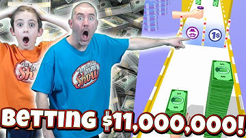 Betting $11,000,000 - Fortune Run Gameplay and Review (iOS and Android Mobile Game)