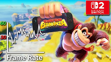 Donkey Kong Bananza - Nintendo Switch 2 framerate test