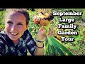 FULL September Garden Tour | Large Family Northern Garden | Zone 3
