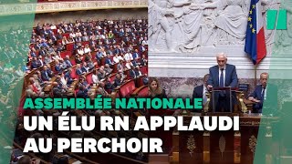 À l'ouverture de la nouvelle assemblée, le discours d'un élu RN applaudi au perchoir