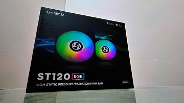 Lian Li ST120 ARGB PWM Fans Unboxing, Installation, Setup