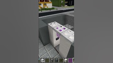 How to Build a Functional Vending Machine in Minecraft #Minecraft #short#Tutorial