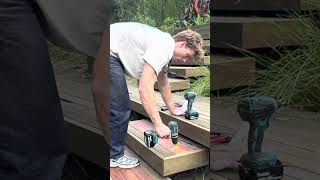 Fixing a ROTTEN DECK #makita #diy #fixerupper #homeimprovement  #deckrepair #deck #milwaukee