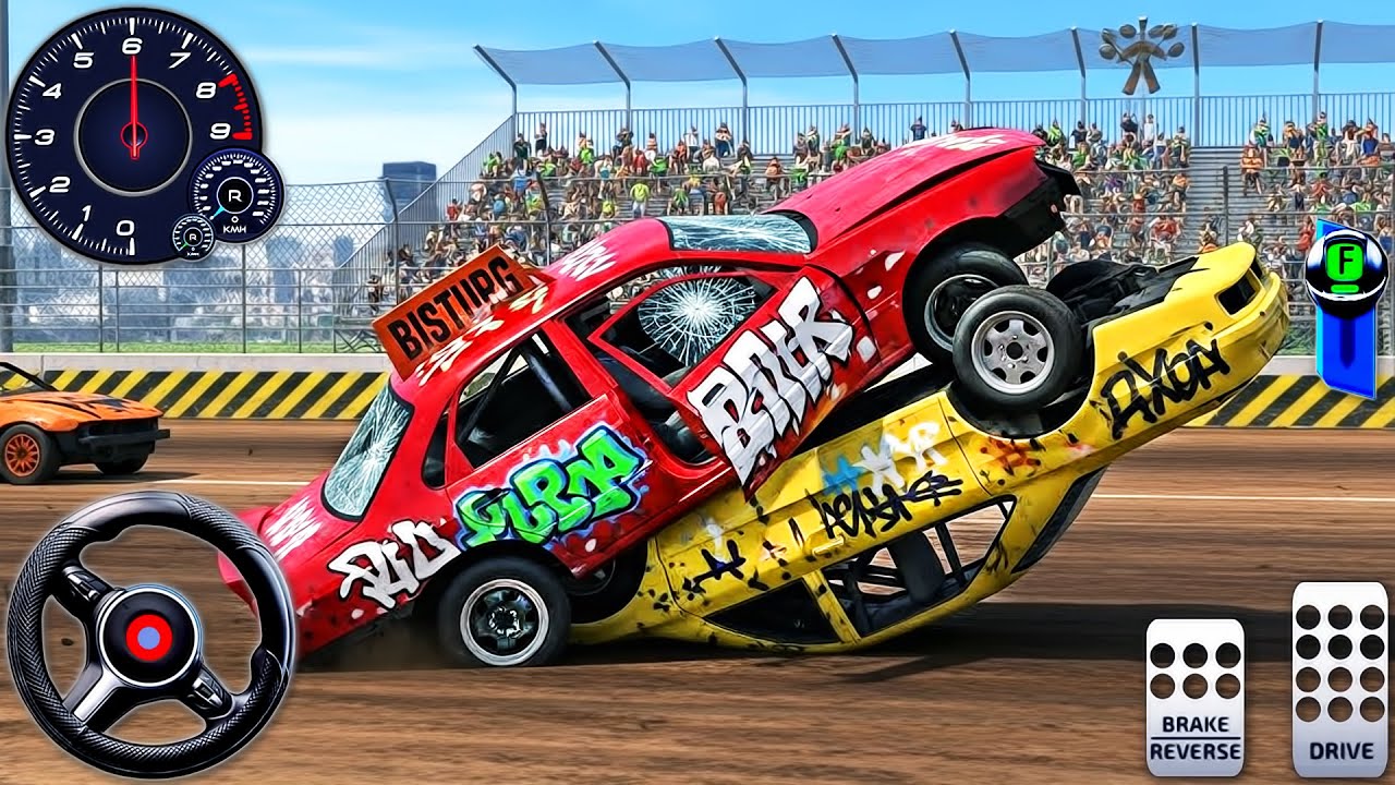 Wreckfest Car Crash Beam Racing Simulator - Real Extreme Derby Car ...