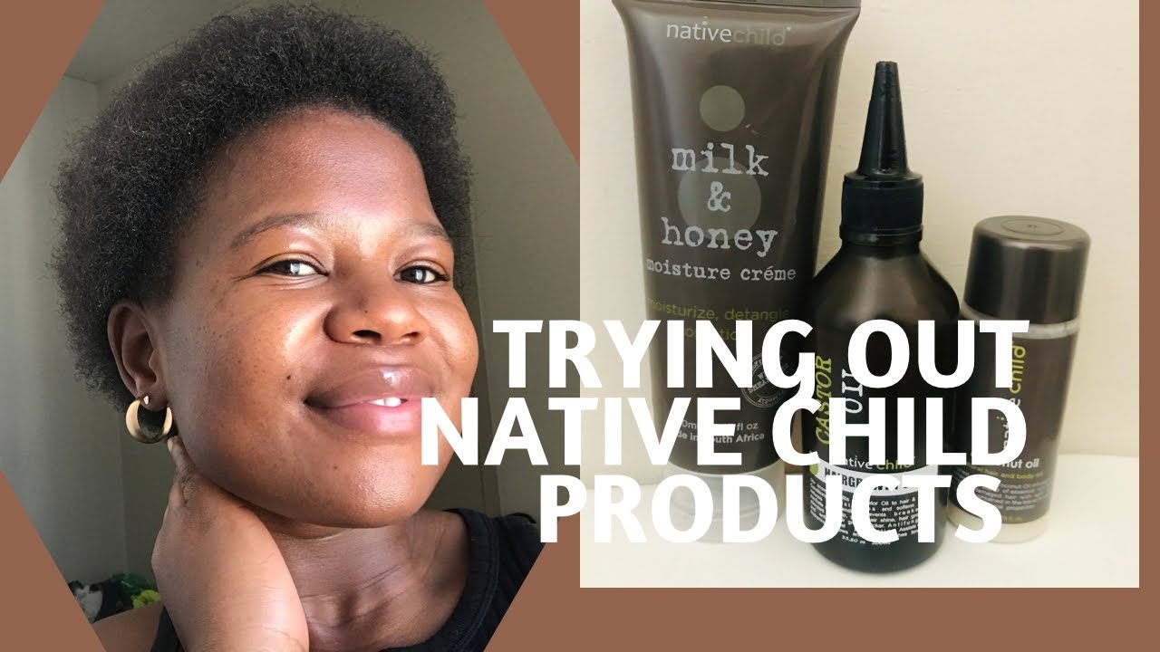 Journey growing my natural hairNative child products Day 1 YouTube