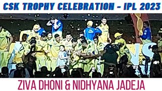 CSK - Chennai Super Kings Lift IPL Trophy LIVE