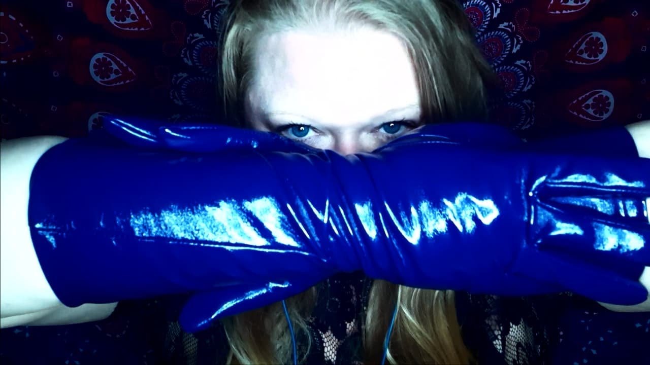 ASMR Glove sounds/hand movements + layered visuals (soft speaking)