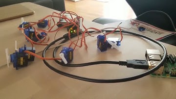 Running SG90 servos on a Raspberry Pi 3 B+ using a Python Script