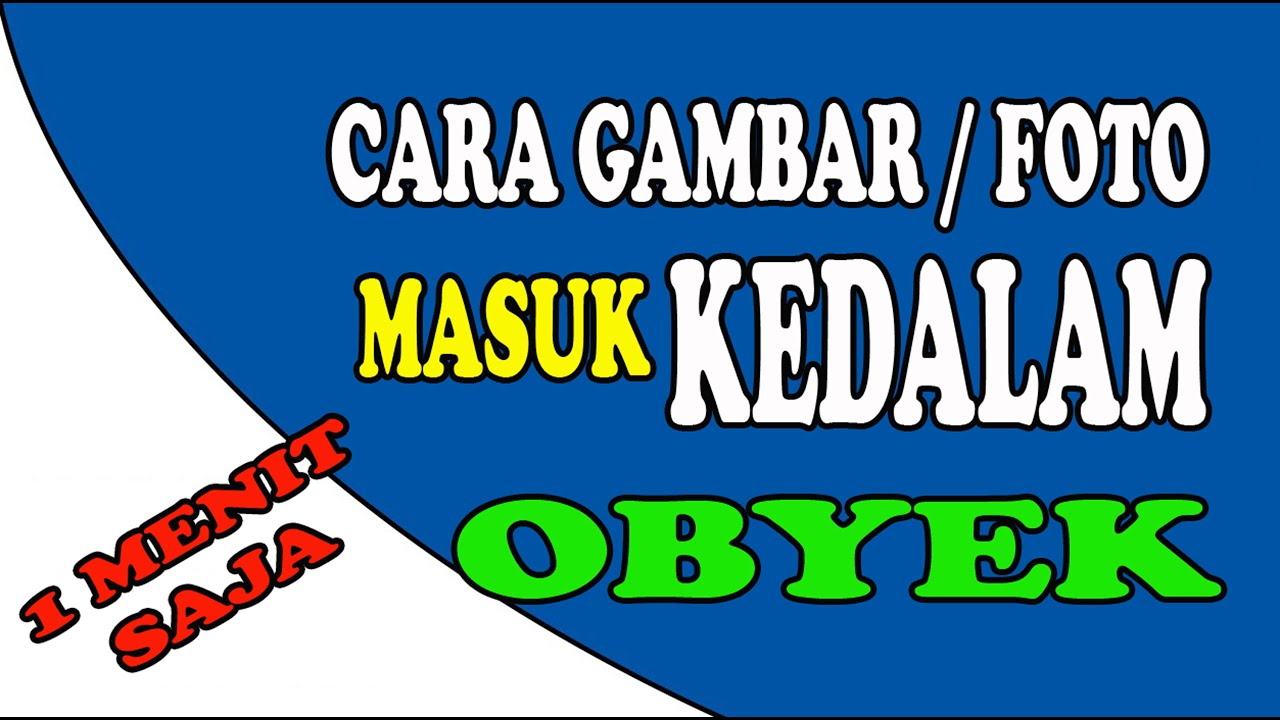 Cara Cepat Memasukan Gambar Ke Dalam Obyek di MS Word - YouTube