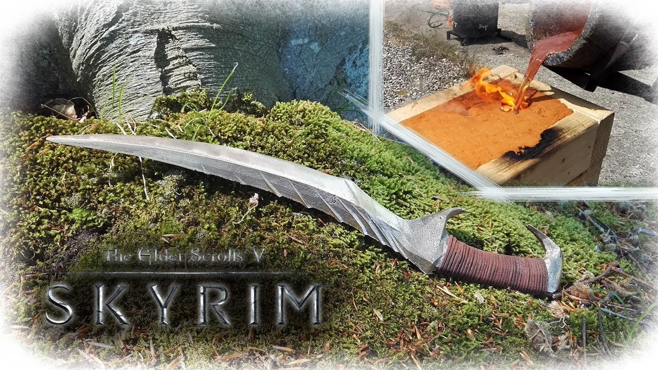 ⁣Bronze Casting Blade Of Woe From The Game Skyrim