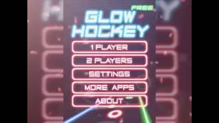 Glow Hockey gameplay android 2017 screenshot 2