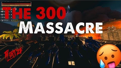 Conan Exiles Pvp Official Server War #7058 Gafes vs 300 - The Massacre Pt.2