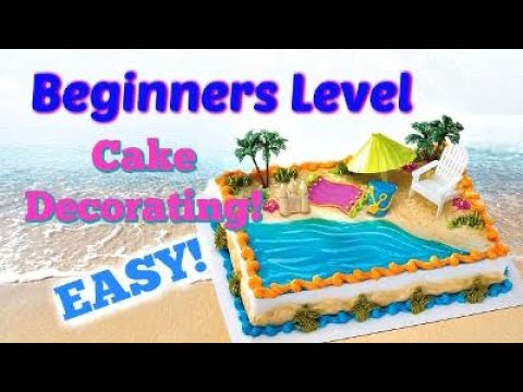 Beach themed birthday cake | Beach cakes, Beach birthday cake, Beach themed  cakes