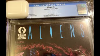 BEFORE PRESSING TO CGC GRADED: Aliens #5 Dark Horse Comics Net Worth