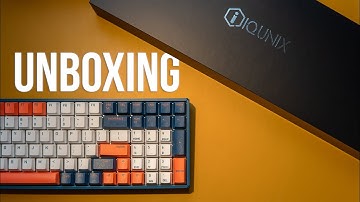 If Apple Made Mechanical Keyboards - IQUNIX F96 Coral Sea!