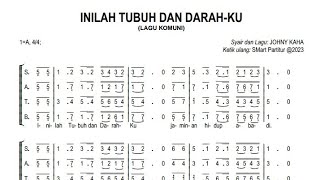 Lagu Komuni Inilah Tubuh dan DarahKu | Lagu Misa paling Hits | Misa Hari Raya Tubuh Darah Kristus