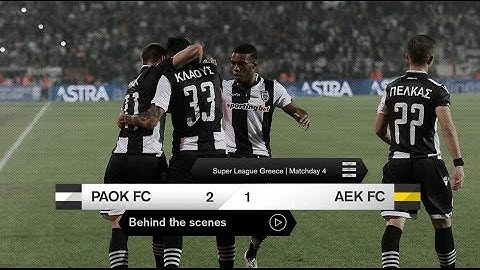 Η παρακάμερα του ΠΑΟΚ-ΑΕΚ - PAOK TV