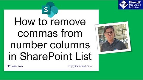 How to remove thousand separator in SharePoint | Remove thousand separator SharePoint
