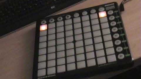 Novation Launchpad running nonome and polygome