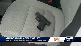 Gun owner sues city of Savannah over new gun storage ordinance