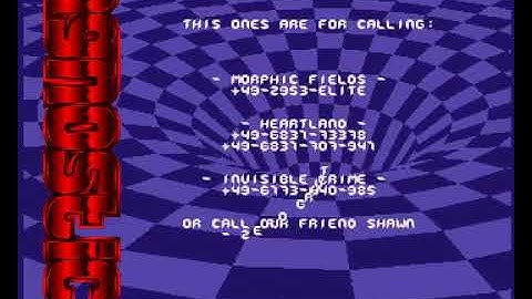 Amiga Intro - BBS Intro - Agnostic Front (1993)