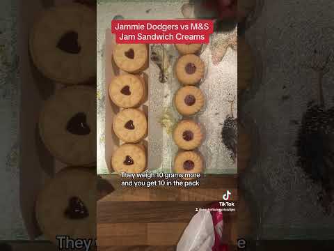 Jammie Dodgers Vs MxS Jam Creams Biscuits Marksandspencer