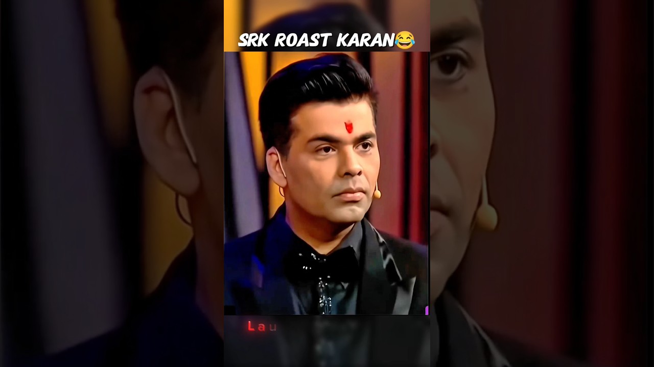 Shahrukh Khan 🔥Epic  Roast Karan Johar 😂 