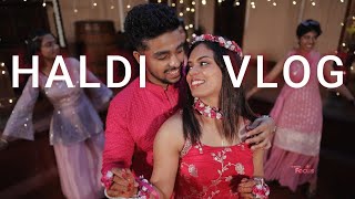 OUR HALDI VLOG|| Gulabi Haldi FUN Begins!