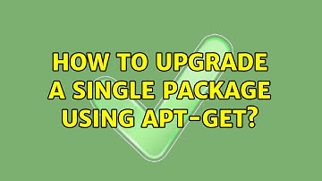 Ubuntu: How to upgrade a single package using apt-get?