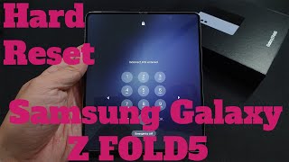 How To Hard Reset Samsung Galaxy Z Fold5