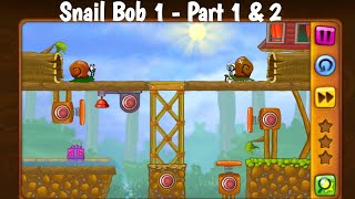 Snail Bob 1: Adventure Puzzle - Part 1 & 2 Gameplay Android screenshot 1