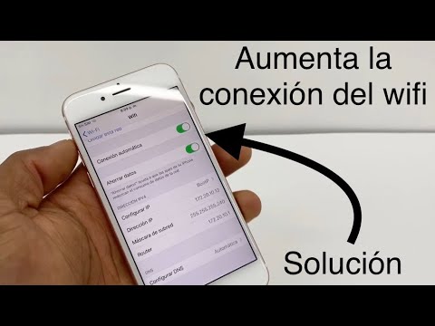 Cómo aumentar el wifi de mi celular / poner wifi más rápido iPhone