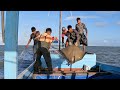 Fishing in the high sea the mighty atlantic