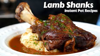Instant Pot Lamb Shanks – with tender meat that falls off the bone