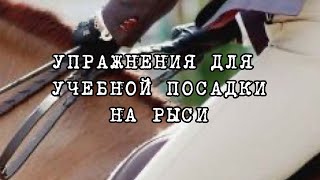 Упражнения для учебной рыси