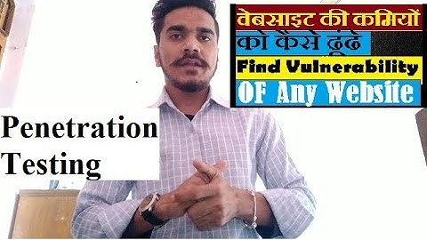 Penetration testing in hindi || How to find website vulnerabilities in Kali Linux 2018 in Hindi