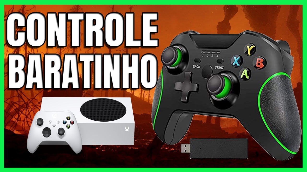 Controle sem fio Xbox One, controle de jogo Zamia Gamepad 2,4 GHZ  compatível com Xbox One/One S/One X/One Series X/S/Elite/PC Windows 7/8/10  com vibração dupla integrada (preto)