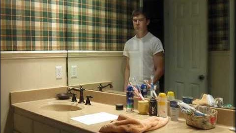 Ghost in the Mirror Test - Sony Vegas - well-made and quite scary